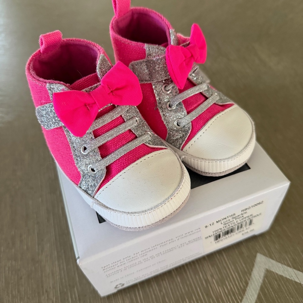 Robeez Pink Infant Shoes